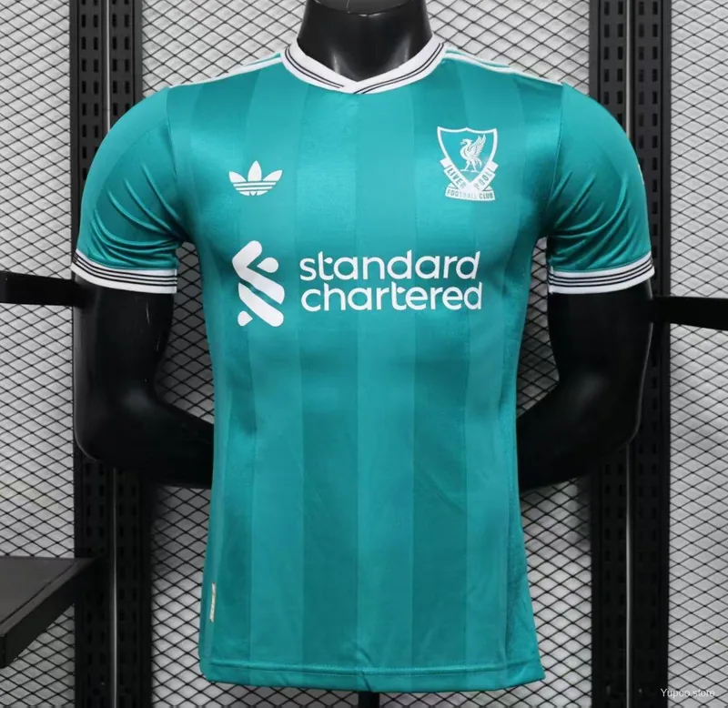 Camiseta Liverpool 2025/26 TERCERA MANGA CORTA VERSION JUGADOR